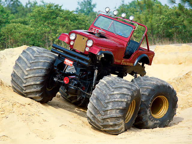 The popularity of monster trucks can be seen from the number of Monster 