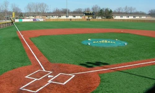 baseball diamond. with a aseball diamond as