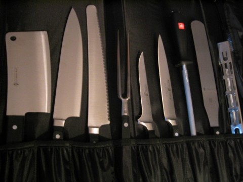 kitchen knives. The Victorinox Fibrox knife