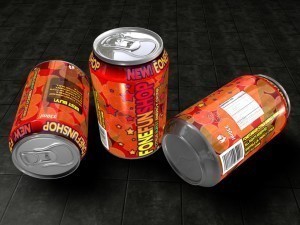 soda cans