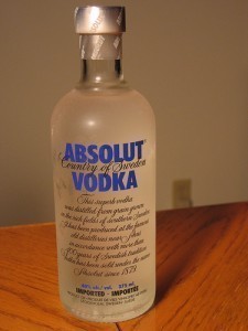 Absolut Vodka Sizes