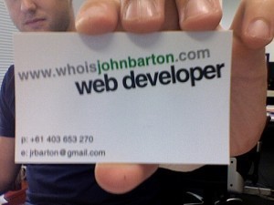 Average Business Card Size in Cm