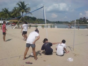 Beach Volleyball Net Size