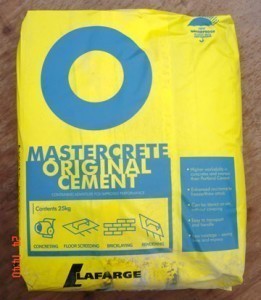 Dimensions of a Cement Bag