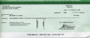 Cheque Dimensions