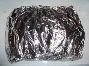 Dimension of a Tinfoil