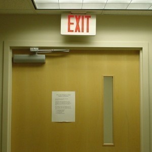 Emergency Exit Size Requirement
