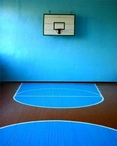 Dimensions of a Half Court Basketball