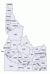 What is the size of Idaho?