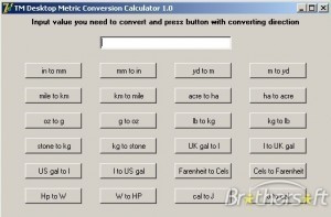 Metric Conversion