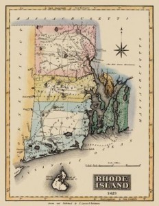 What is the size of Rhode Island?