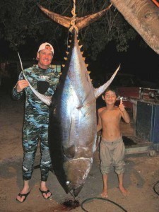 Size of a Yellowfin Tuna