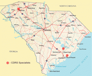 What is the size of South Carolina?