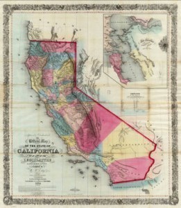 Square Miles of California