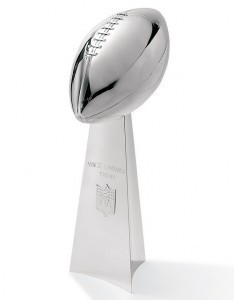 Super Bowl Trophy Size