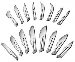 Surgical Blades Size Chart
