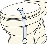 Size of Toilet Seat Locks