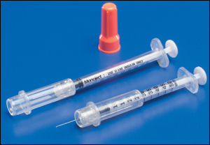 Standard U-100 Insulin Syringes Dimensions