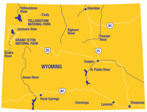 What is the size of Wyoming?