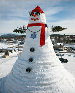 Biggest Snowman Ever Made
