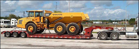 Size of a Lowboy Trailer