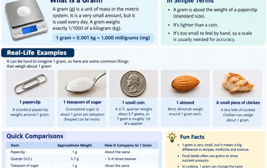 How Much Does A Gram Weigh