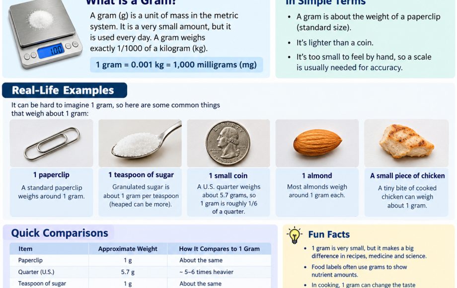 How Much Does A Gram Weigh