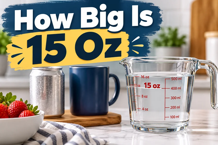 How Big Is 15 Oz