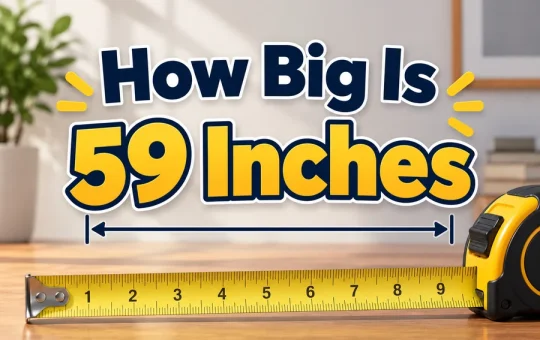 How Big Is 59 Inches