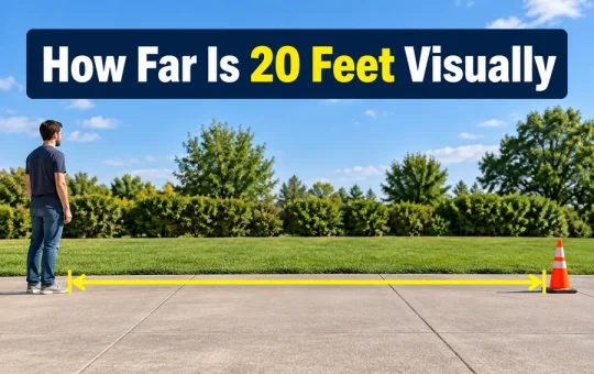 How Far Is 20 Feet Visually