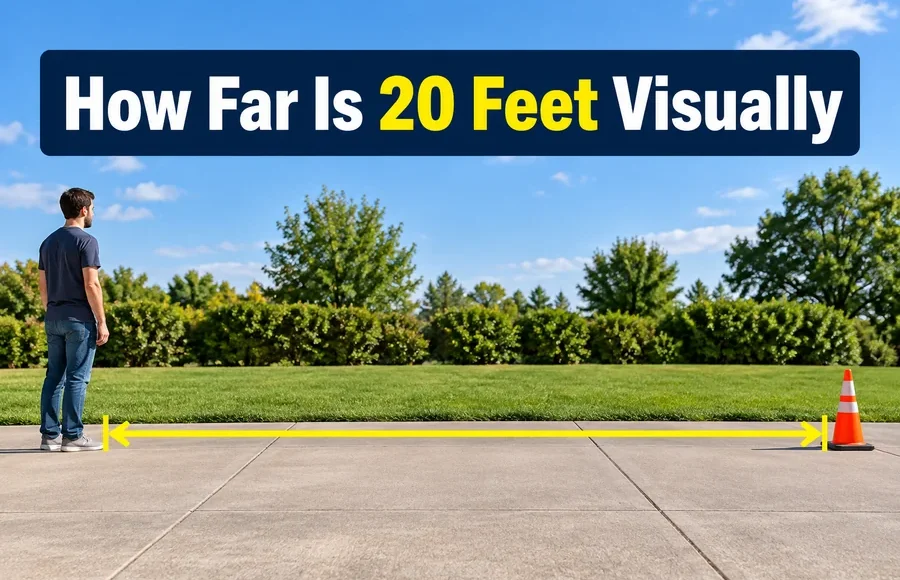 How Far Is 20 Feet Visually