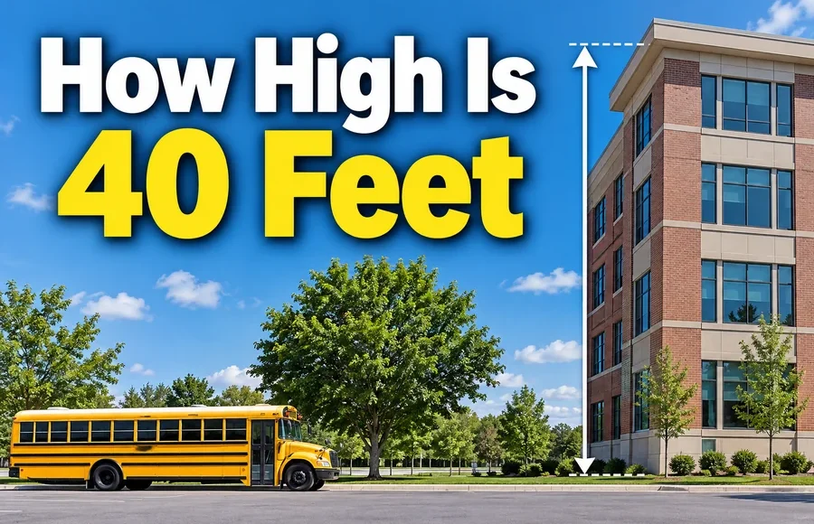 How High Is 40 Feet