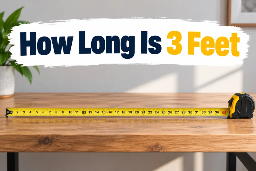 How Long Is 3 Feet