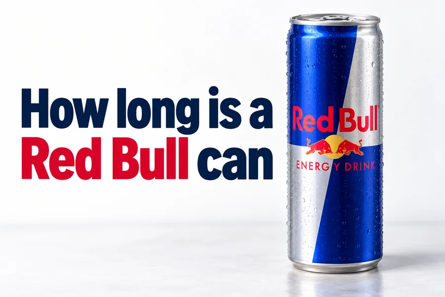 How Long Is A Red Bull Can