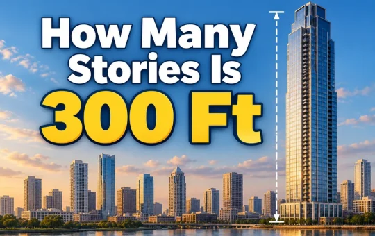 How Many Stories Is 300 Ft