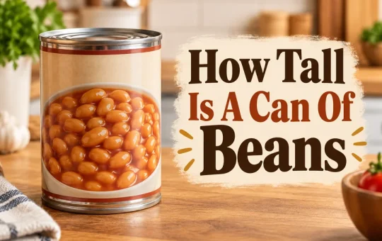 How Tall Is A Can Of Beans
