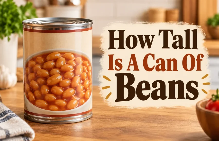 How Tall Is A Can Of Beans