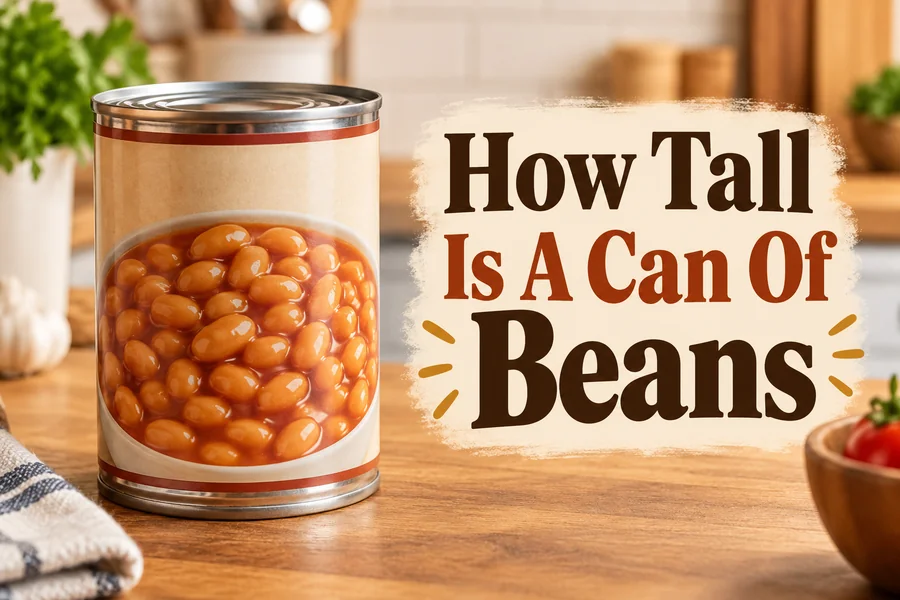 How Tall Is A Can Of Beans