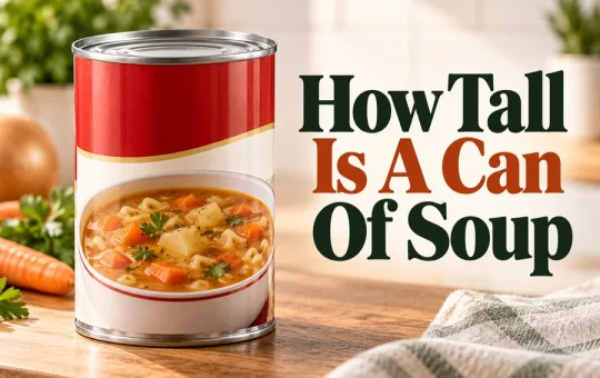 How Tall Is A Can Of Soup