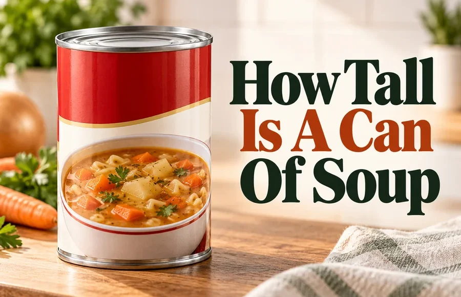 How Tall Is A Can Of Soup