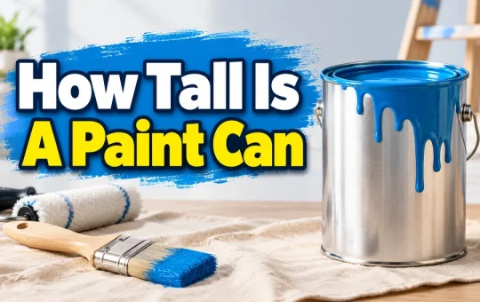 How Tall Is A Paint Can