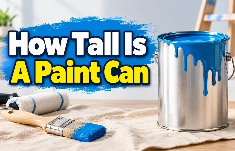 How Tall Is A Paint Can