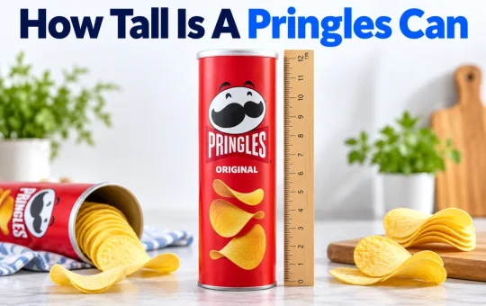 How Tall Is A Pringles Can