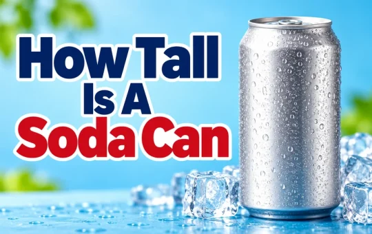 How Tall Is A Soda Can