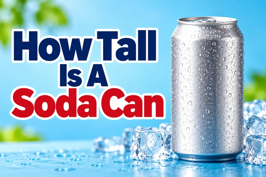 How Tall Is A Soda Can