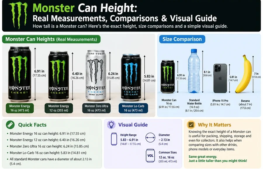 Monster Can Height