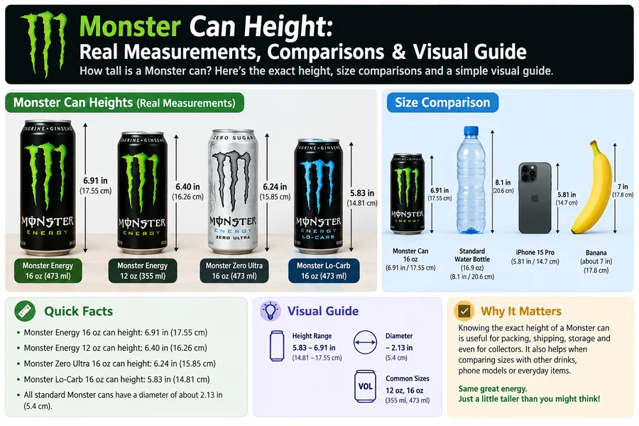 Monster Can Height