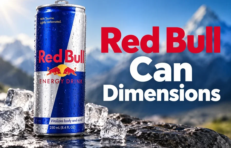 Red Bull Can Dimensions