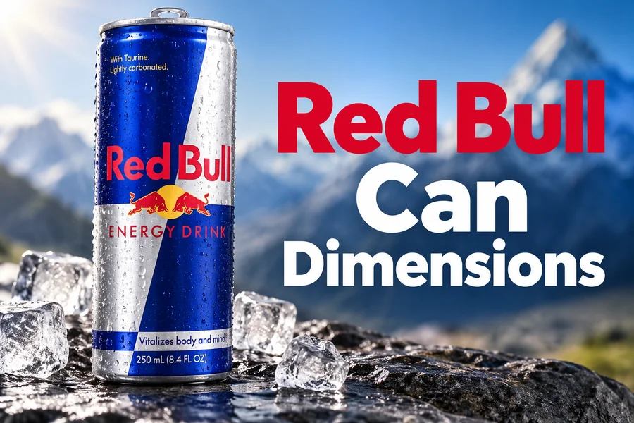 Red Bull Can Dimensions