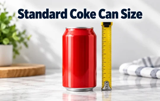 Standard Coke Can Size